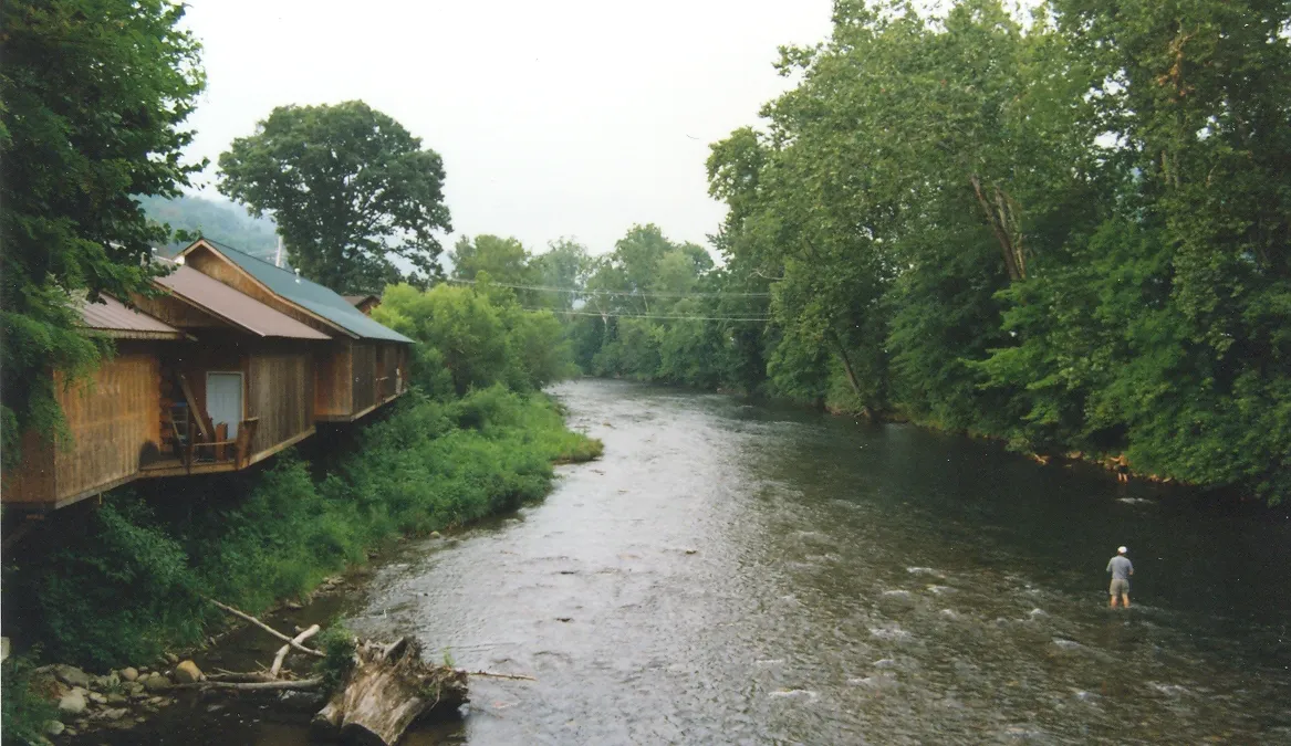 Oconaluftee River in Cherokee, North Carolina
