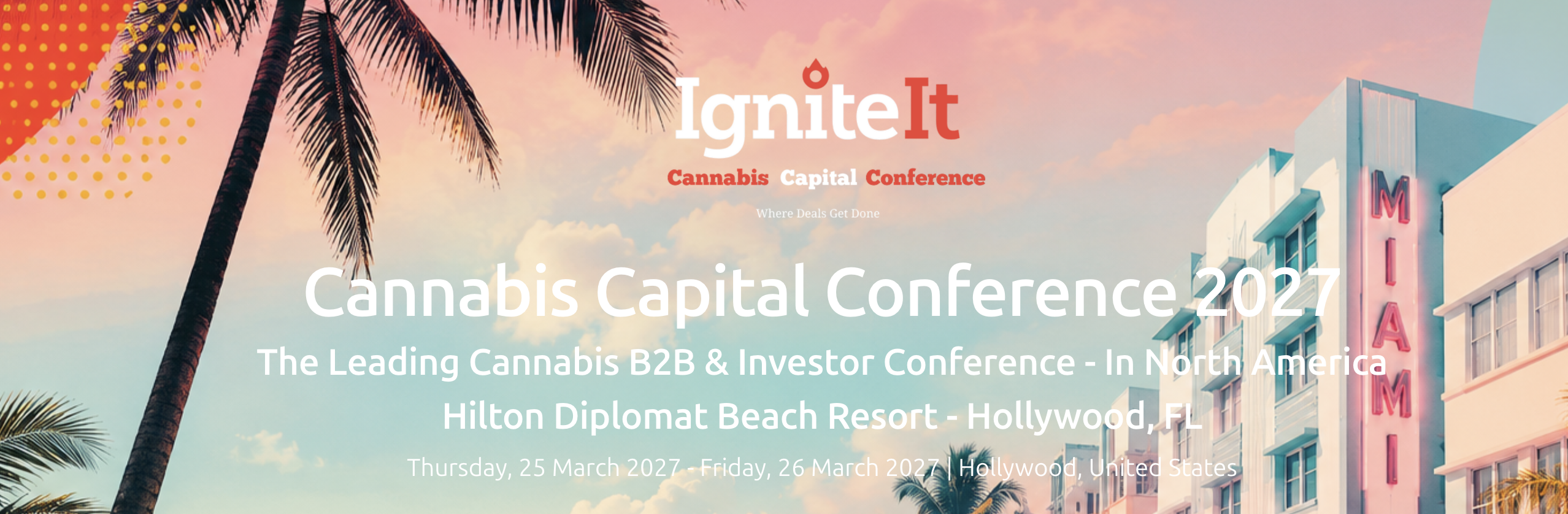 Florida Cannabis Capital Conference organizer artwork